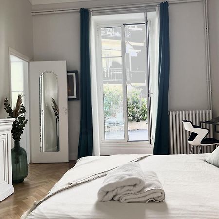 Superbe Appartement De 105 M2, Hyper Centre Avec Terrasse, Parking, A 5 Min De La Mer Nizza Kültér fotó